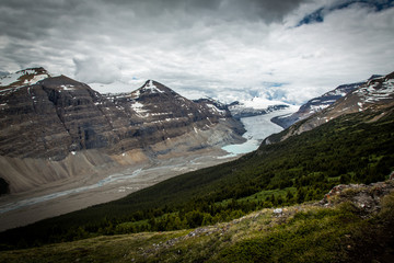 Turquoise Lake in Canadian Rocky Mountains