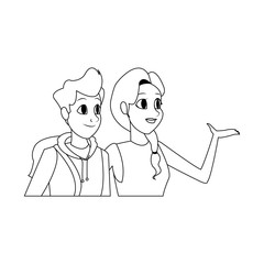 young adults icon image vector illustration design