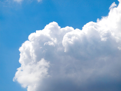 blue sky and beautiful clouds