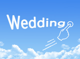 wedding cloud shape