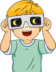 Kid Boy Eclipse Glasses - 139886234