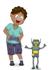 Kid Boy Remote Robot Toy