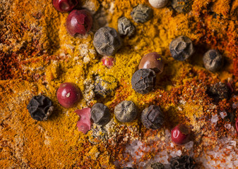 Variety of spices