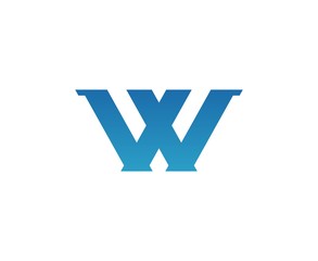 W logo letter