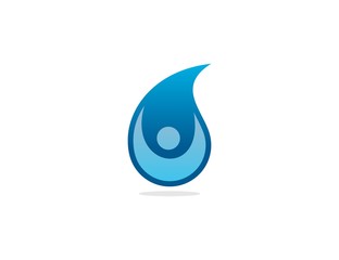 Water drop logo