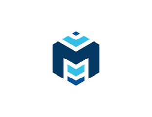 M logo letter