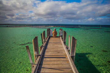 Obraz premium Oglądanie kobiety