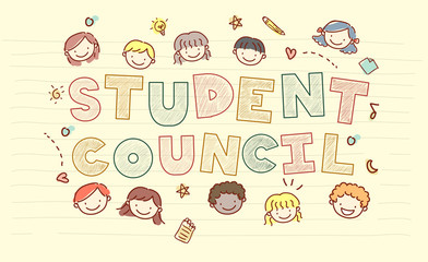 Student Council Kids Head