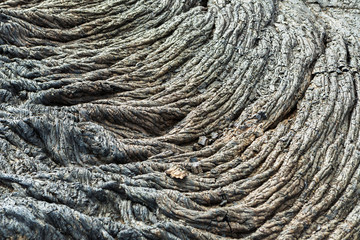 Background of the waves frozen lava field at Tolbachik volcano, after eruption in 2012, Klyuchevskaya Group of Volcanoes