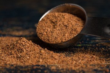 Nutmeg Spilled from a Teaspoon