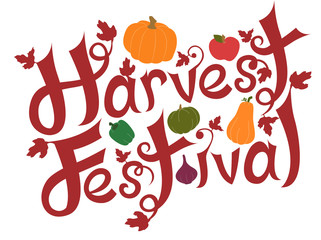 Harvest Festival Lettering