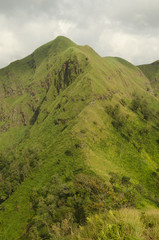 mountain and cloud in Kanchanaburi, khao chang peuk,thailand