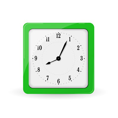 green square alarm clock