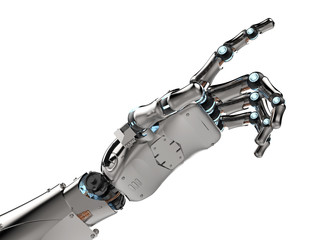 robotic hand pointing