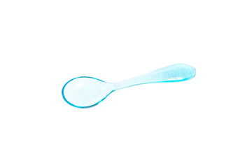 Light Blue Plastic Spoon