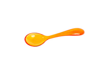 Orange Plastic Spoon