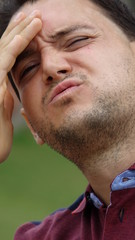 Obraz premium Headache Fever Or Stress