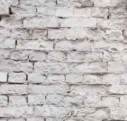 .White brick wall, textured