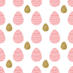 seamless pattern Easter eggs