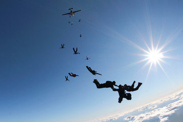 skydiving