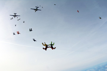skydiving
