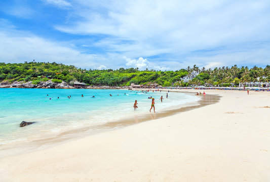 Paradise Patok beach on Racha Yai Island in Thailand.