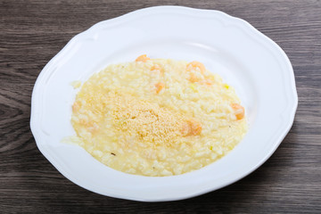 Risotto with prawn