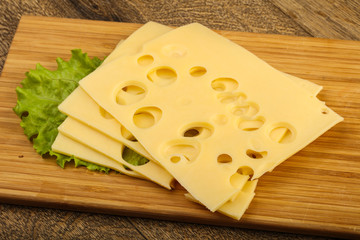 Sliced cheese