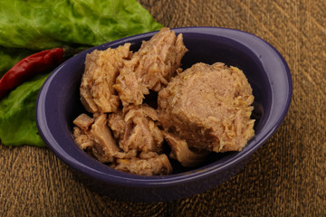 Canned tuna fish