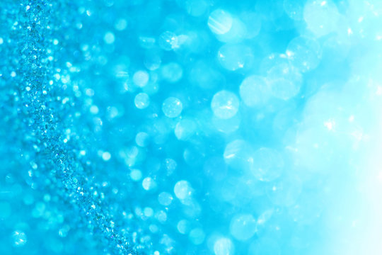 abstract Blue bokeh background