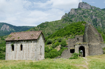 Obraz premium The Akhtala fortress-monastery a 10th-century fortified Georgian