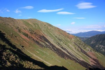 Fototapeta premium Montagnes du Capcir dans les Pyrénées orientales, France