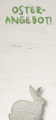 Oster-Aktion, Anzeigenvorlage, Banner, Postkarte