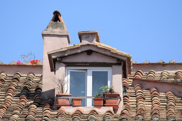 Mansard window