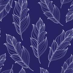 Hand drawn doodle zentangle feather pattern. Vector hand-drawn hipster illustration. Native american indian traditional symbols, tribal and ethnic boho theme.