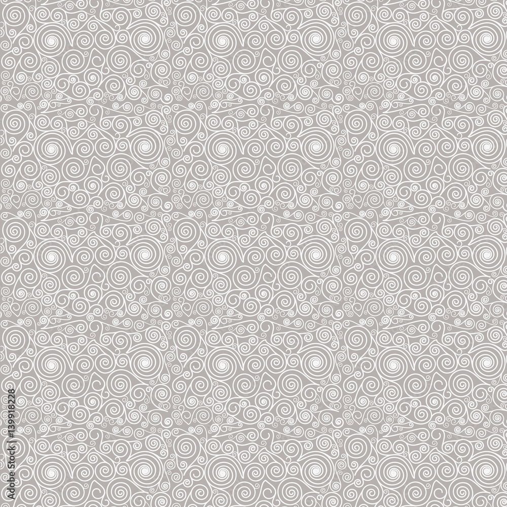 Poster abstract pattern with swirls.