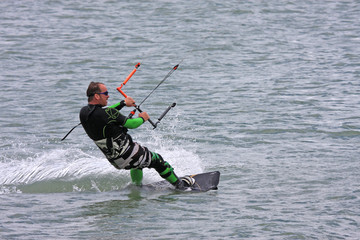 Fototapeta premium kitesurfer