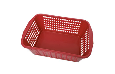 Plastic box on a white background.