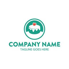 Cake And Cookies Unique Logo Template