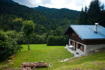 Modern Solar Log Cabin French Alps in Albertville, France