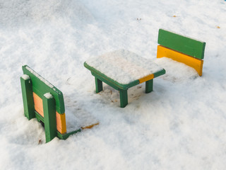 Children's table and chairs