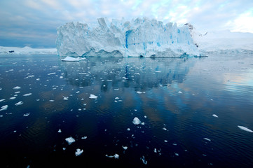 iceberg antarctica - obrazy, fototapety, plakaty
