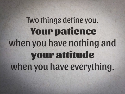 inspirational quote on old Concrete floor texture.