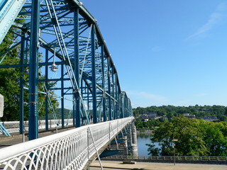 Fototapeta premium Chattanooga, TN Walnut Street Bridge