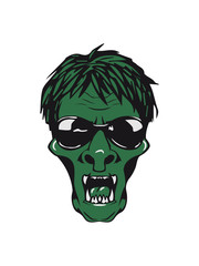 Horror face sunglasses