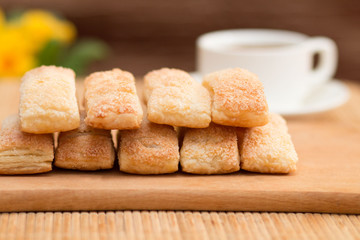 ruddy cakes and coffee