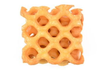 puff cookies on a white background