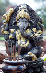 Statue of Ganesh in Ayutthaya, Thailand