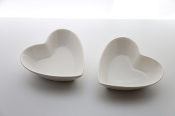 ハートのお皿