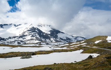 Landscapes of National Tourist Route of Norway, road 55.